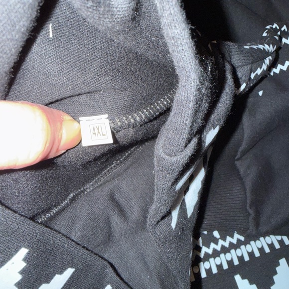 Snowflake Turtleneck Sweatshirt Plus - Picture 10 of 12